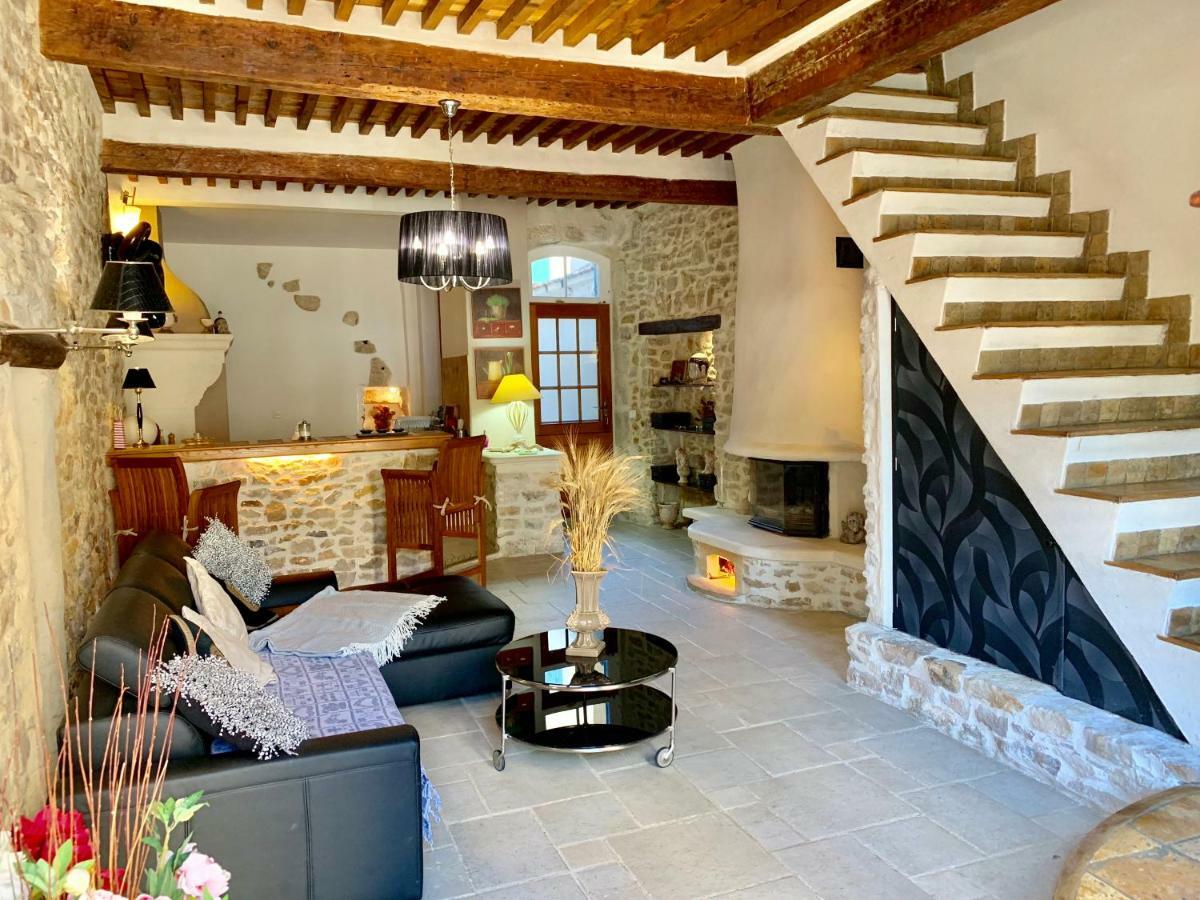 Authentique Bijou Coeur D'Orange A 2 Pas Du Theatre Antique! Villa Luaran gambar
